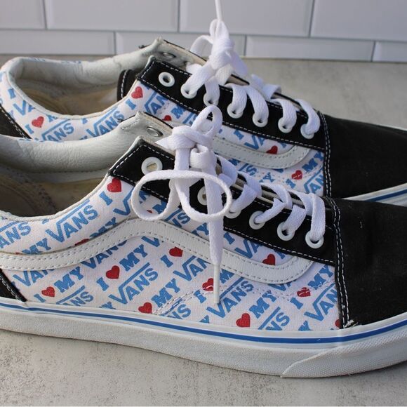 VANS Old Skool Unisex I Heart My Vans Sneakers Men’s Size 11.5 Women’s Size 10 - Picture 6 of 6